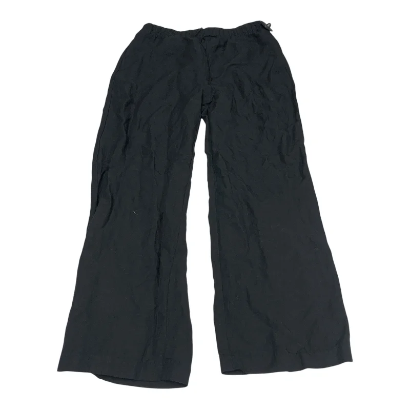 Comfortable Outfits Pants Linen By H&m In Black, Size: M