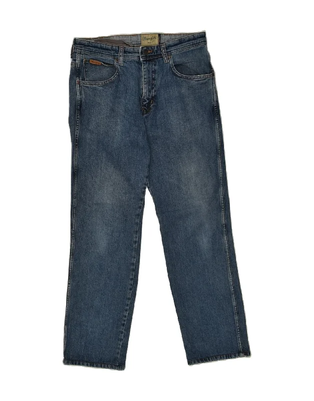 Urban Apparel WRANGLER Mens Arizona Straight Jeans W32 L29 Blue Cotton