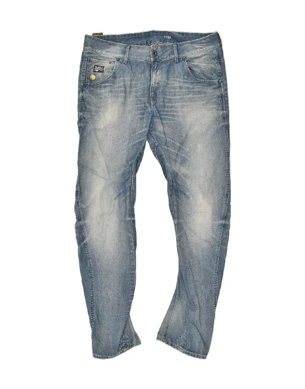 Relaxed Looks G-STAR Mens Banana Slim Jeans W30 L34  Blue Cotton