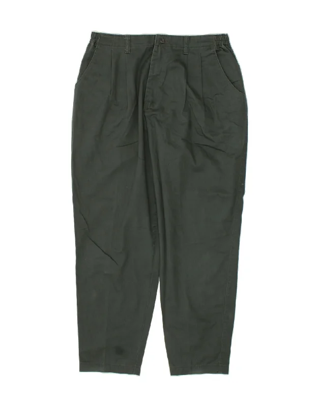 Lounge Wear LEE Mens Tapered Chino Trousers W34 L29 Green