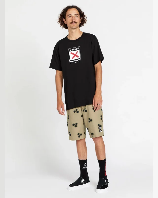 Street Tees Schroff X Volcom Elastic Waist Shorts