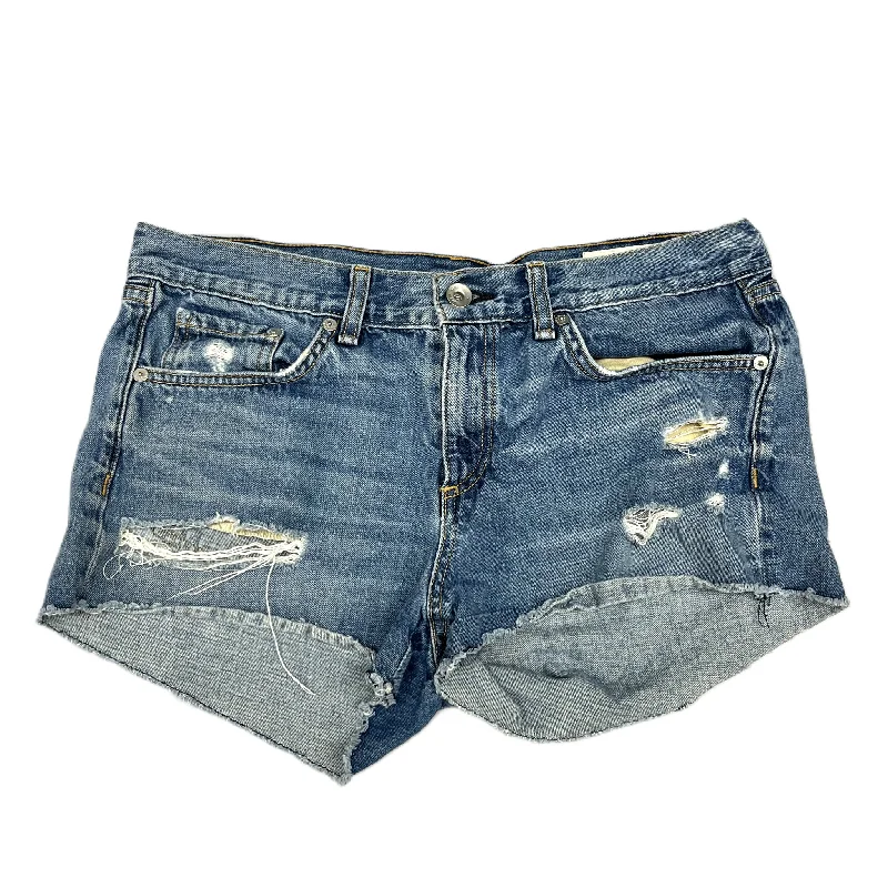 Classic Jackets Blue Denim Shorts Designer By Rag & Bones Jeans, Size: 6