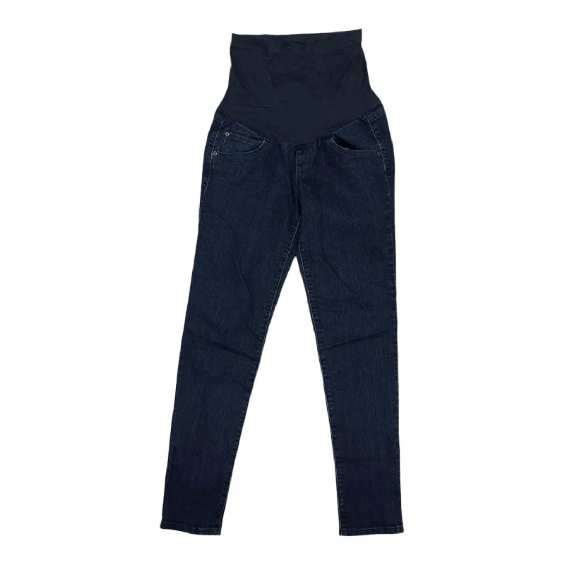 Effortless Style BLUE DENIM MAT JEANS by A GLOW Size:8