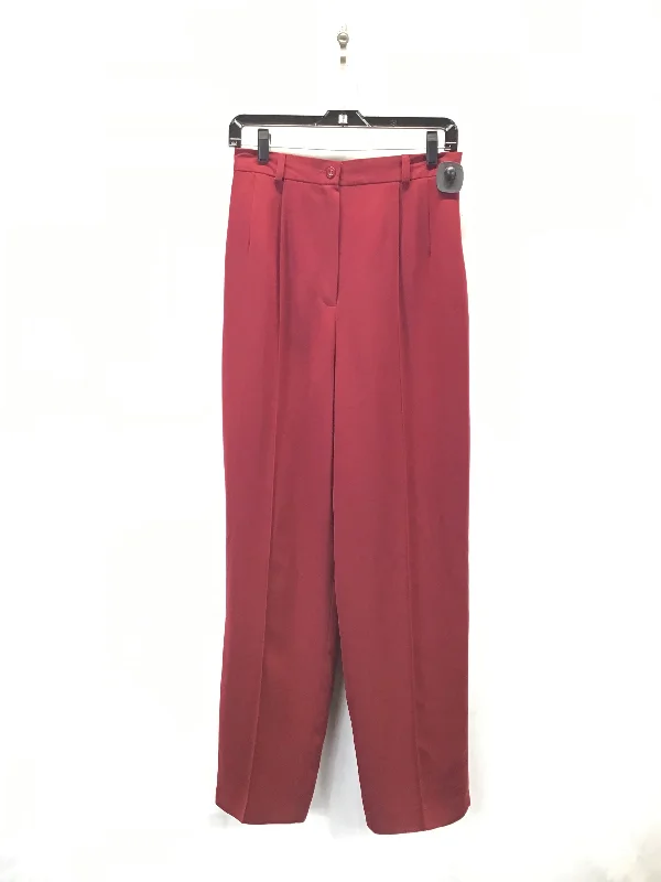 Graphic Caps Pants Dress By Harve Bernard In Red, Size: 8