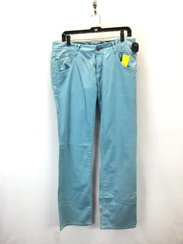 Wool Pants Jeans Straight By Armani Exchange In Blue, Size: 12