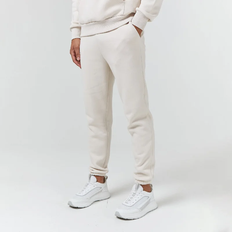 Comfy Jackets Relaxed Fit Cuffed Jogger | Stone