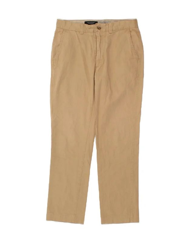 Casual Knitwear DOCKERS Mens Straight Chino Trousers W30 L26 Beige Cotton