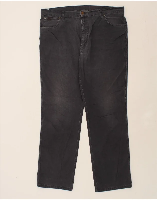 Practical Clothing WRANGLER Mens Straight Jeans W42 L33 Navy Blue