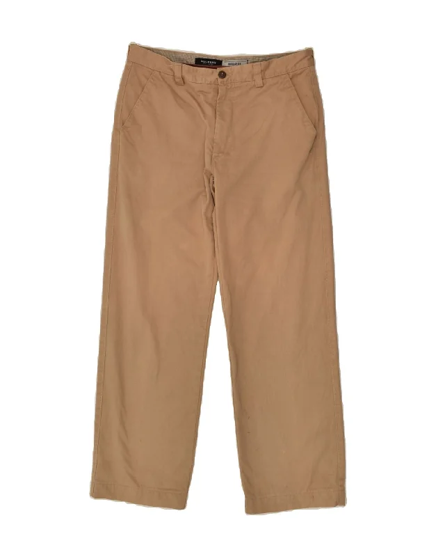 Sportswear Styles DOCKERS Mens Straight Chino Trousers W34 L30 Brown