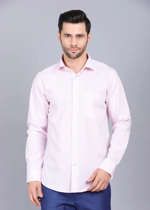 Comfortable Outfits Beatrice Pink Color Formal  Shirt