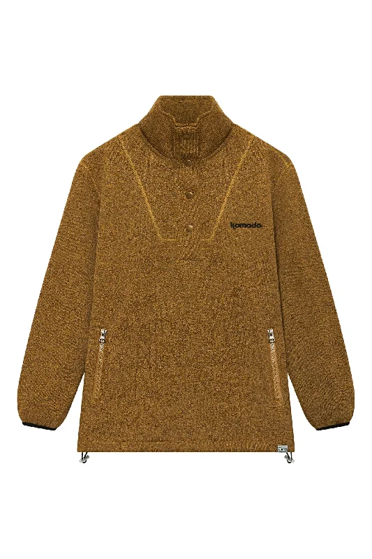 Casual Trends MOON - Mens Recycled PET Fleece Mustard