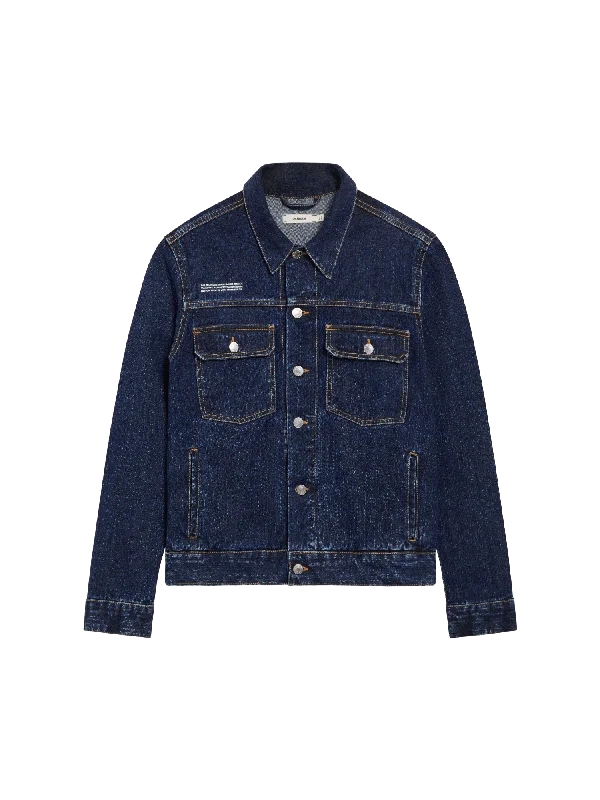 Comfy Jackets Mens Nettle Denim Jacket—rinse wash