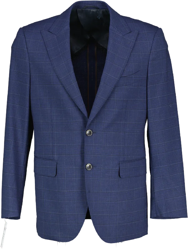 Sweater Vest Balmain Blue Extra Slim Fit Suit Blazer UK L