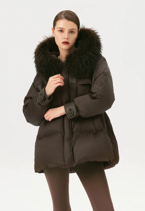 Premium Outfits SARA Down Parka with Fur