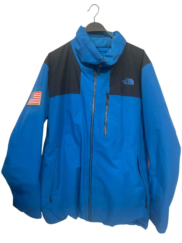 Tailored Comfort THE NORTH FACE/Jacket/XL/Nylon/BLU/American Flag Patch On Sleeve