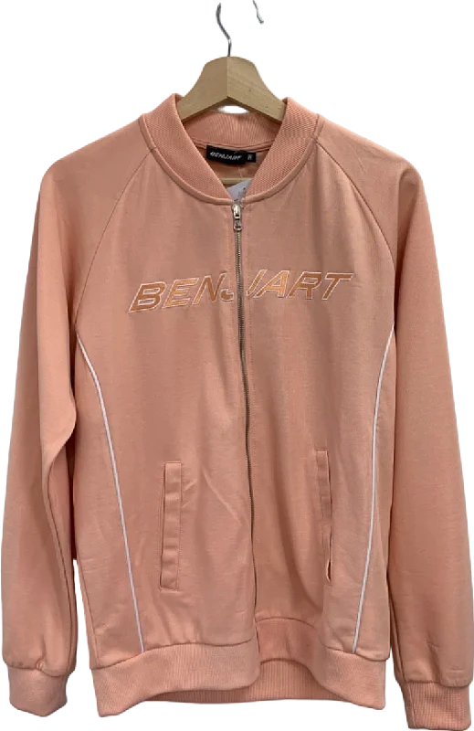 Luxury Comfort Benjart Peach Bomber Jacket UK M