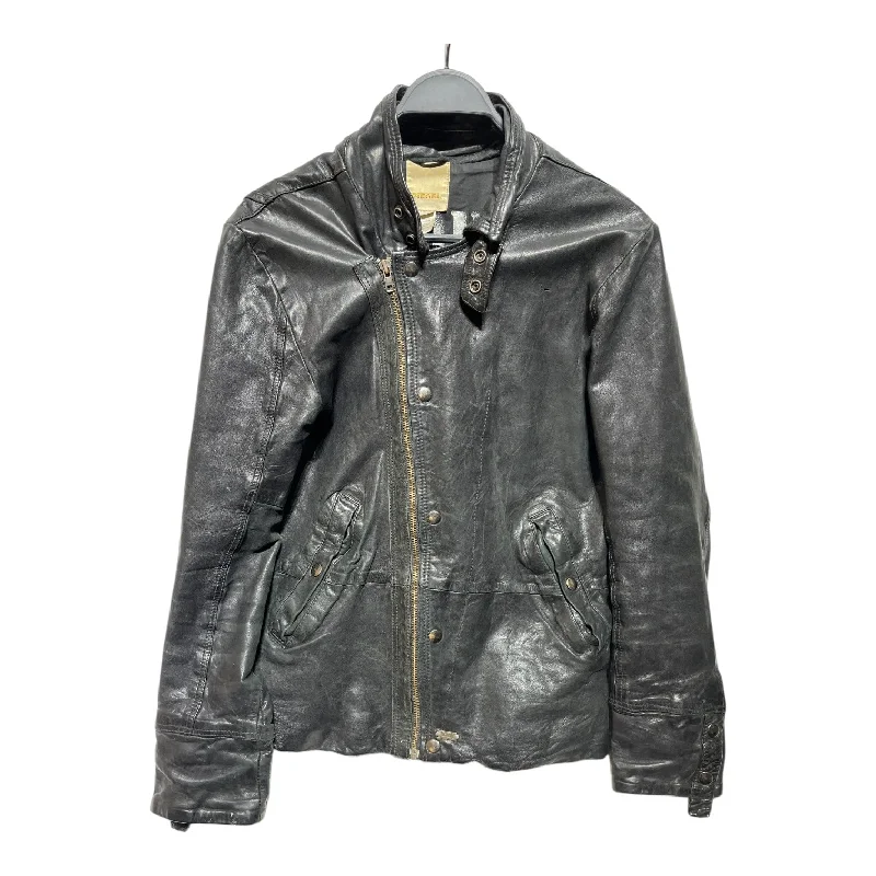 Modern Comfort DIESEL/Leather Jkt/S/Sheepskin/BLK/S/S 2010 BIKER