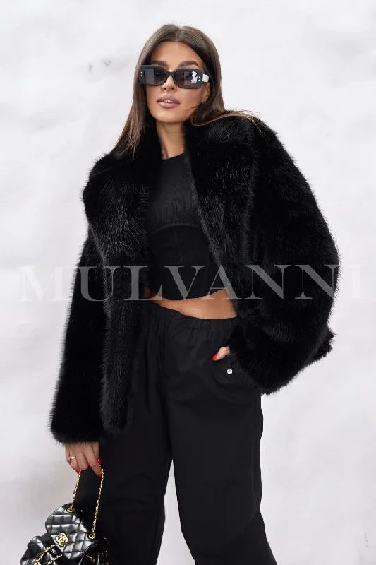 Soft Fabrics EBBA Faux Fur Coat