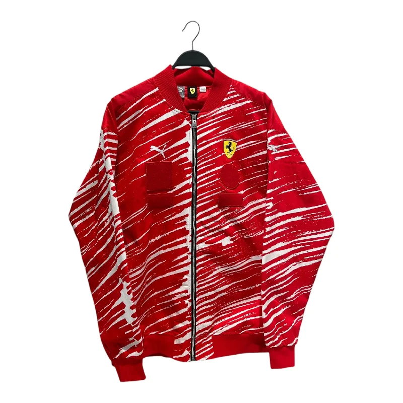 Casual Boots PUMA/Jacket/L/RED/Stripe/FERRARI