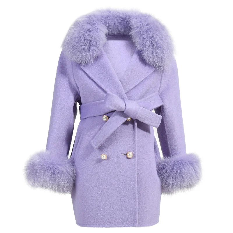 Soft T-Shirts London Lilac Cashmere Kids Coat