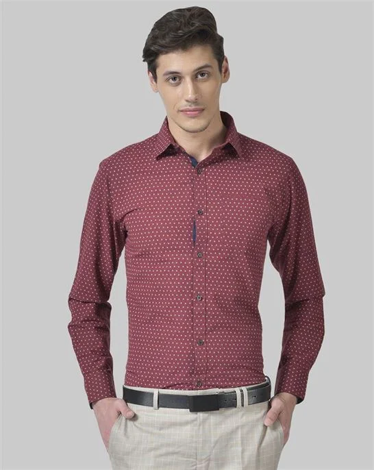 Active Wear Cotton dobby smart fit shirt