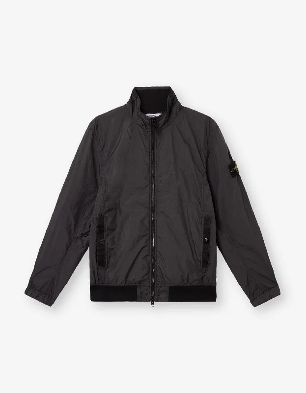 Urban Apparel Stone Island Black Crinkles Reps R-NY Jacket