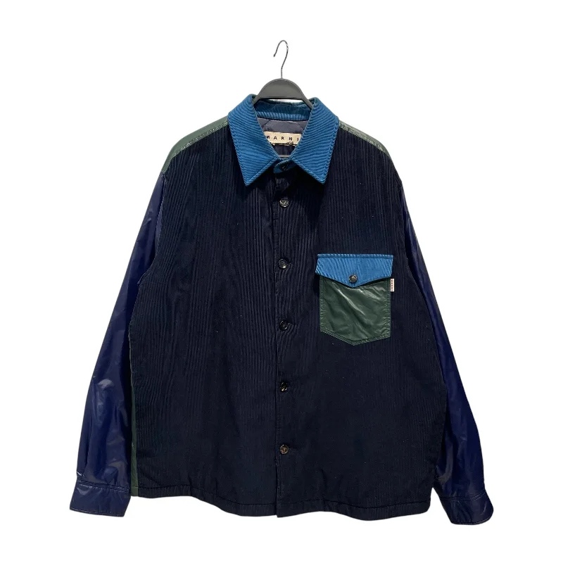 Relaxed Fit MARNI/Jacket/56/Cotton/NVY/Shirt Jacket