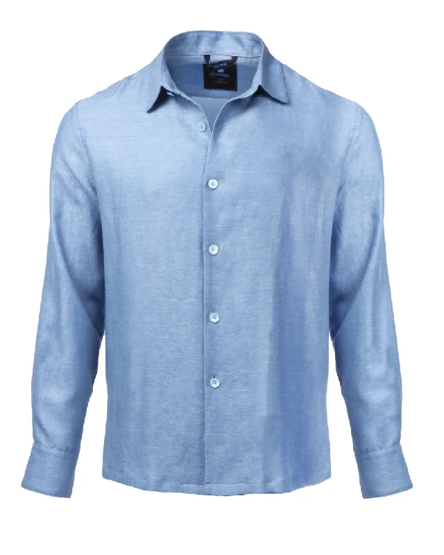 Printed Jackets Light Blue Overshirt