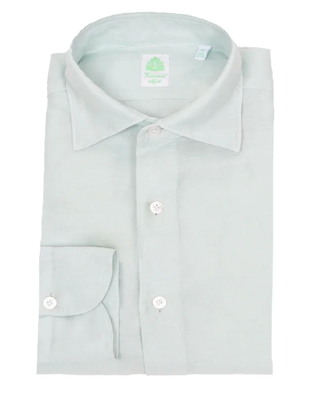 Comfortable Outfits Soft Green Sportshirt