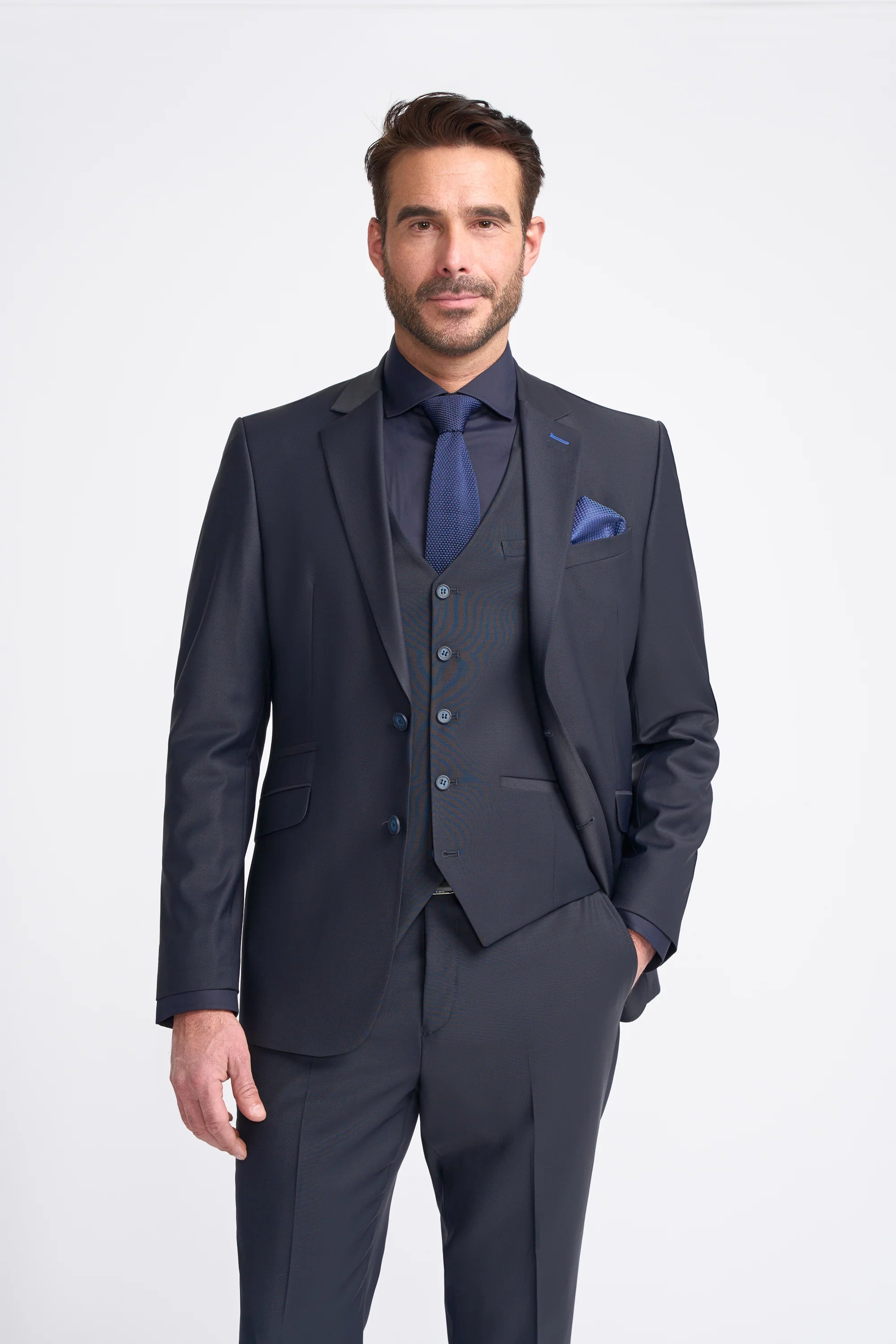 Outdoor Clothing Bond - Men's Dark Navy Tailored Fit Blazer