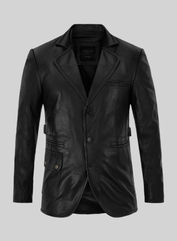 Everyday Wear Until Death Leather Blazer