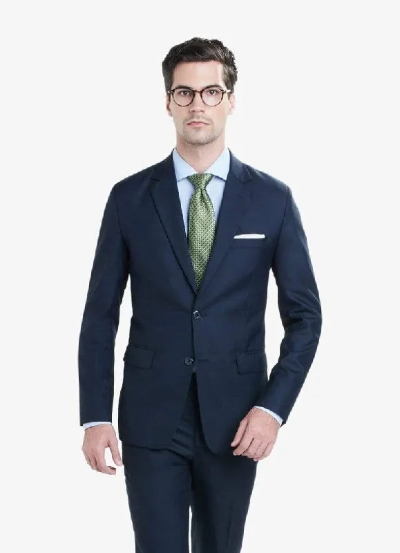 High-end Jackets Oxford Navy Plain