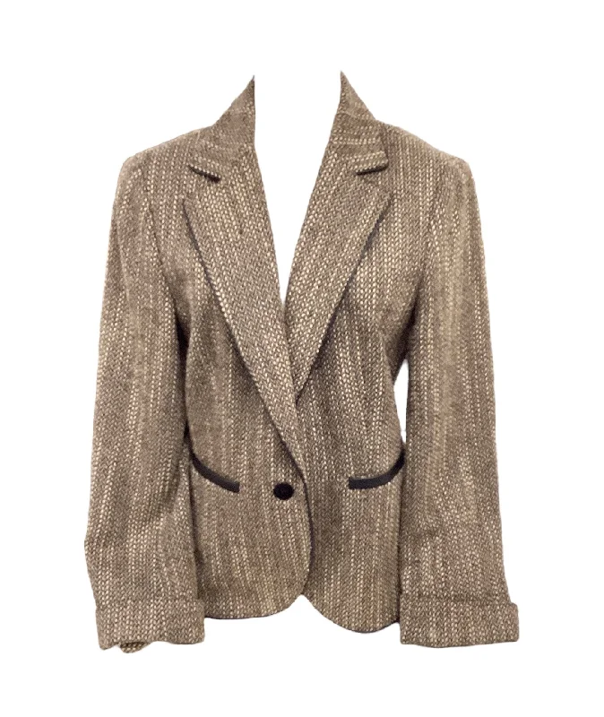 Casual Chinos Lafayette 148 Women's Tweed Jacket Tan 8