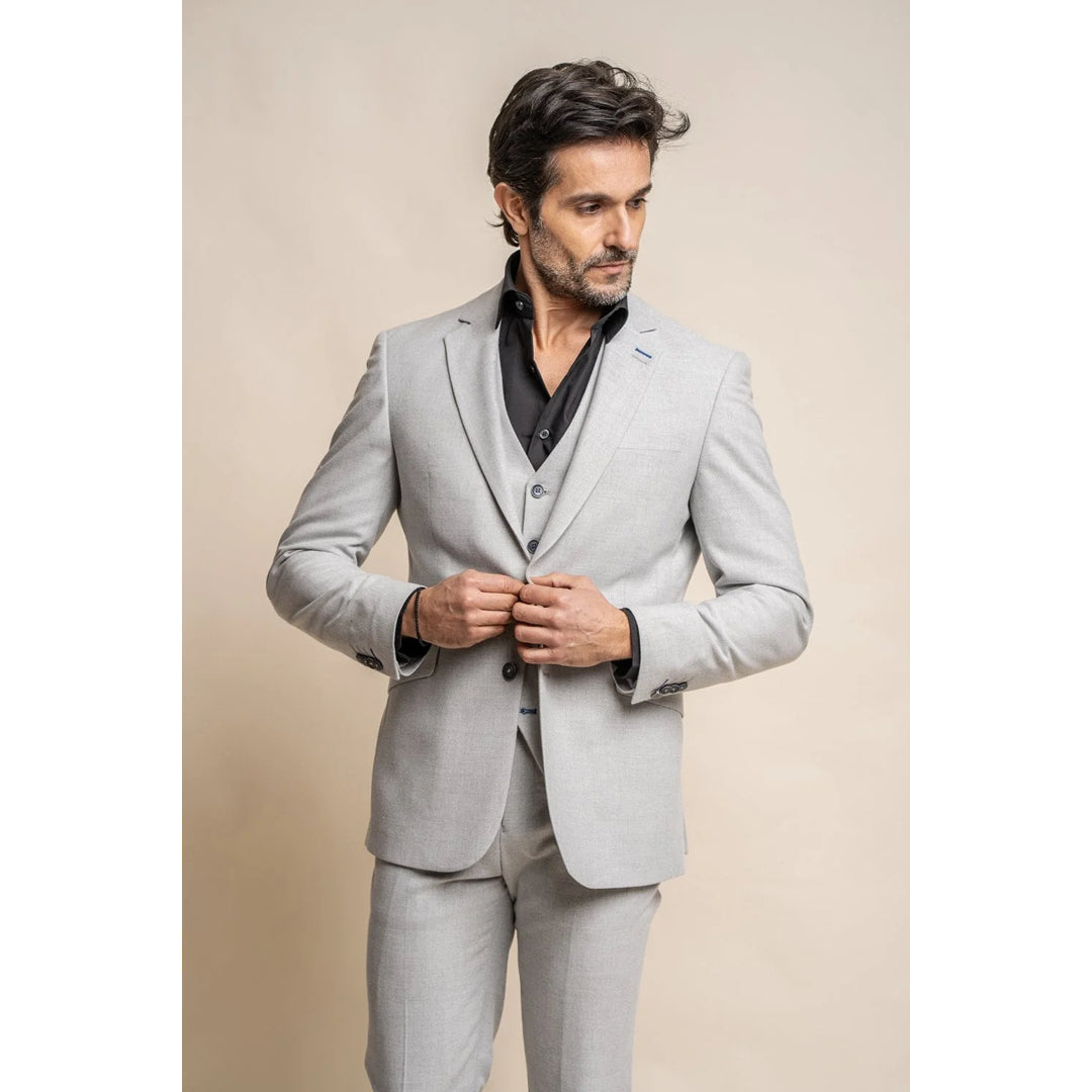 Lightweight Coats Furious - Men's Classic Grey Blazer