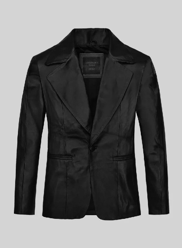 Cool Comfort Harry Styles Leather Blazer