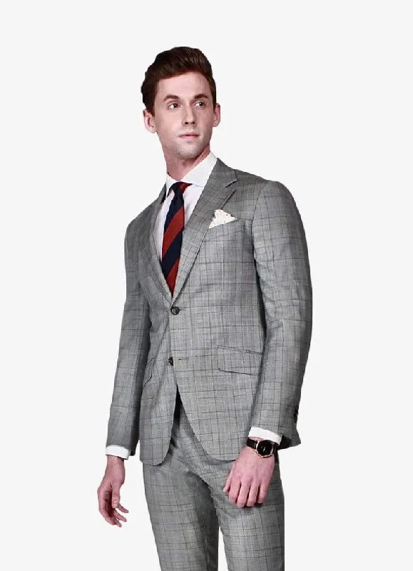 Classic Jackets Oxford Grey Check Suit