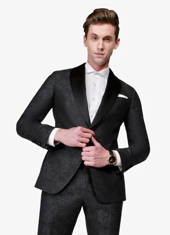 Everyday Outfits Grey Statement Tuxedo