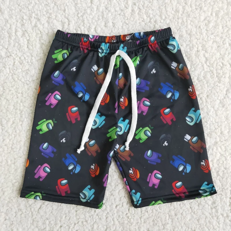 Relaxed Fit B0-14 Baby Boys Summer Black Swimwear shorts