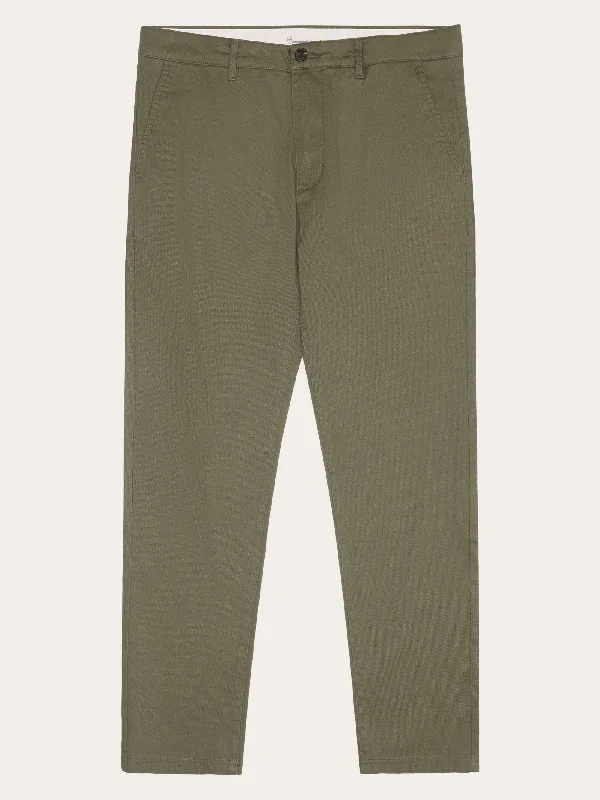 Designer Ties Chuck Regular Canvas Pant - GOTS/Vegan - Burned Olive