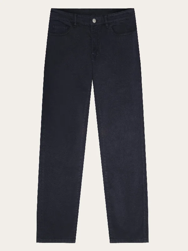 Soft Fabrics CHUCK regular garment dyed 5-pocket pant - GOTS/Vegan - Night Sky