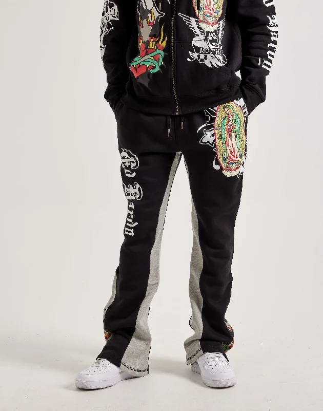 Premium Outfits Ed Hardy Mary Cross Bootcut Sweatpants