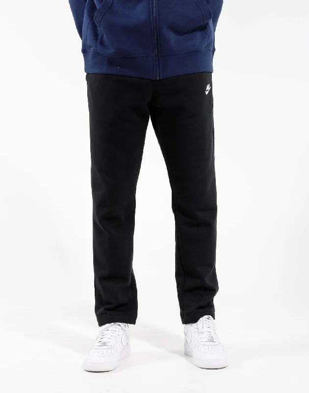 Minimalist Style Nike Nsw Club Fleece Open Hem Sweatpants