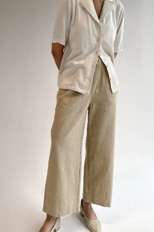 Relaxed Fit RAMIE COTTON PANT