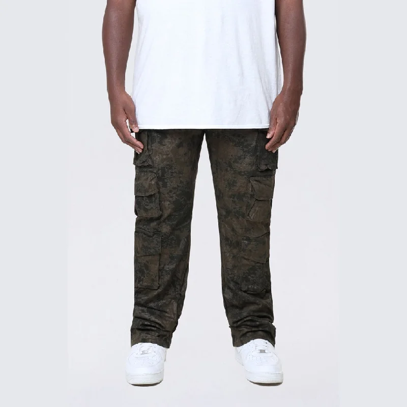 Casual Outfit Big and Tall - Utility Metallic Print Twill Pants - Hawthorne